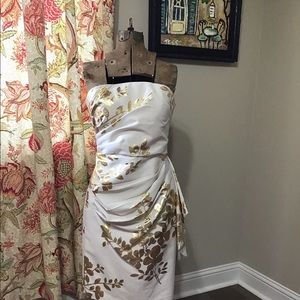 Strapless cocktail dress